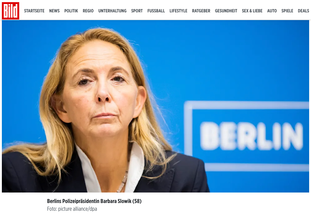 Screenshot - Barbara Slowik no Bild - Maior Jornal da Alemanha