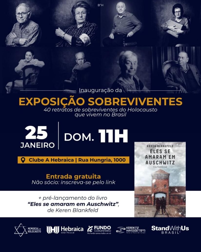 Exposicao sobreviventes do Holocausto