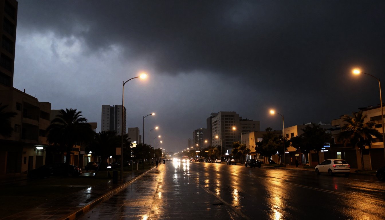 Tempestade sobre tel aviv simulacao ai