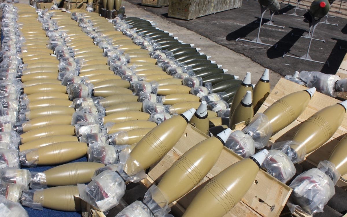 1.000 toneladas de armas chegou Israel