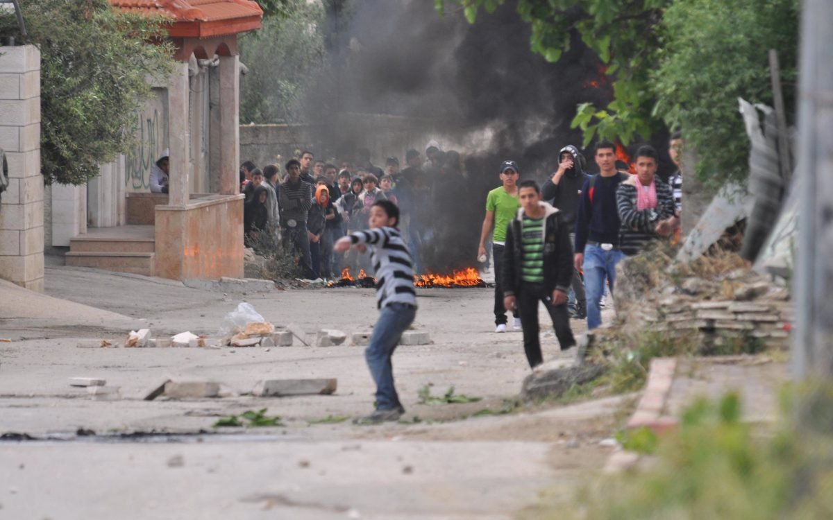 200 habitantes de Gaza no campo de refugiados em Bethlehem