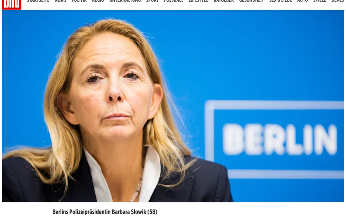 Screenshot - Barbara Slowik no Bild - Maior Jornal da Alemanha