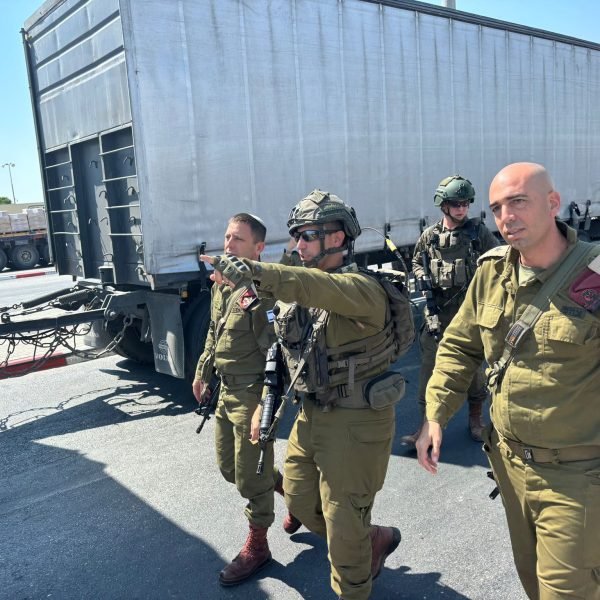 Foto: Passagem de Fronteira Allenby - Crédito: Porta-voz das FDI