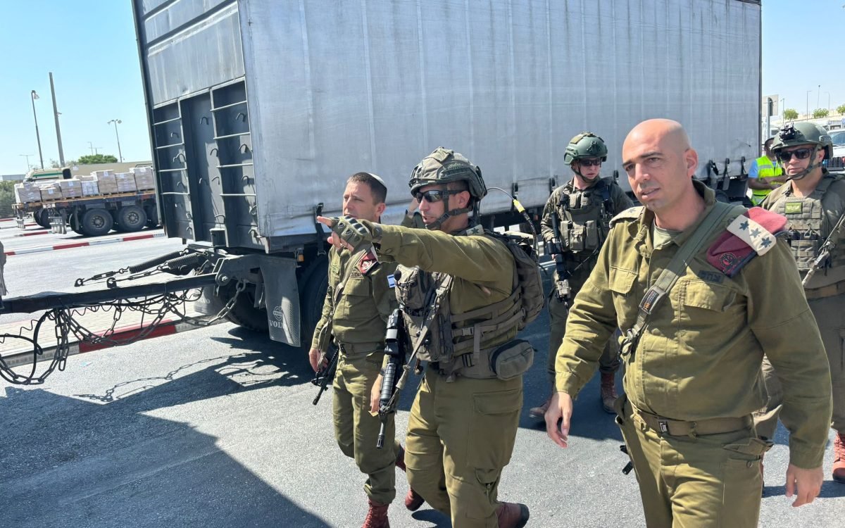 Foto: Passagem de Fronteira Allenby - Crédito: Porta-voz das FDI