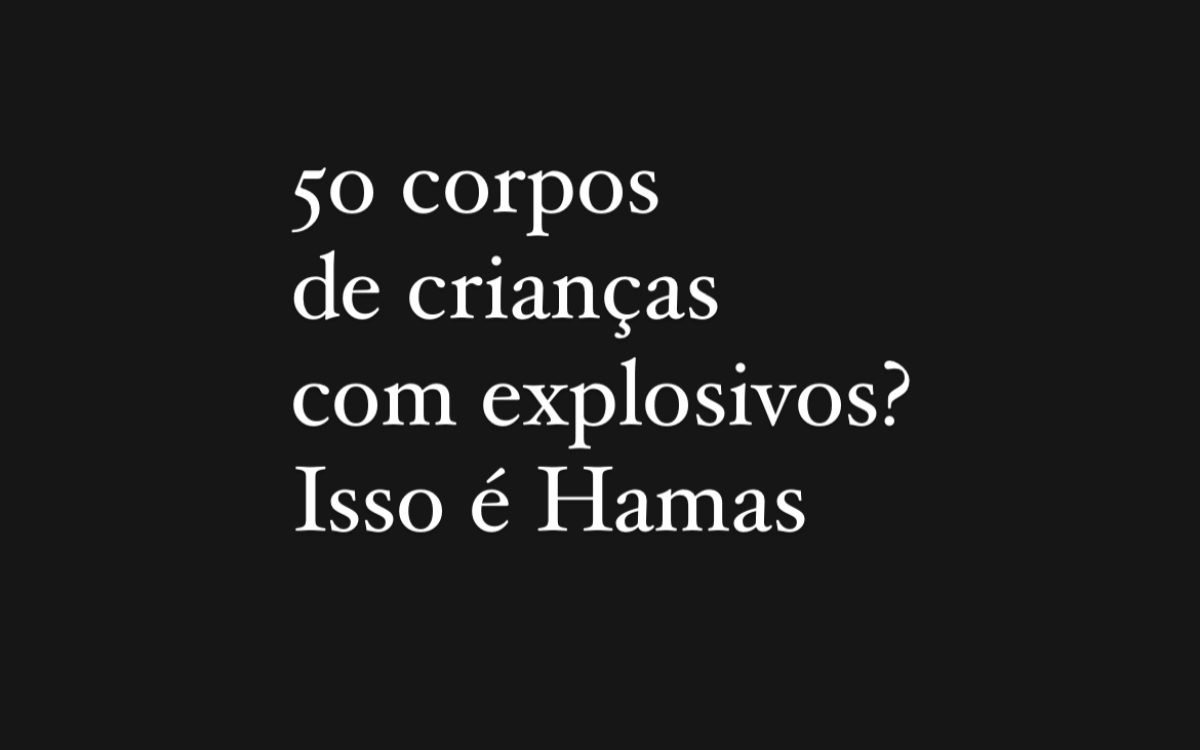 Hamas passou dos limites: Caminhão com 50 corpos de crianças presas a explosivos