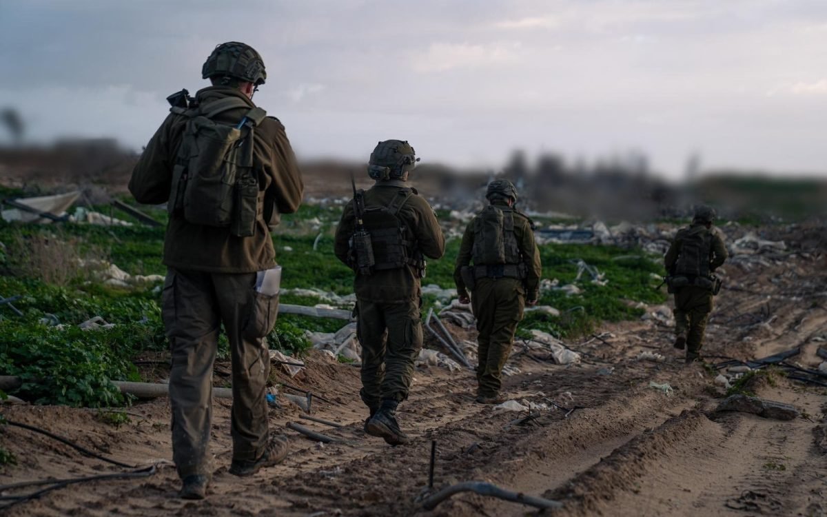 Soldados da IDF em Gaza, Janeiro de