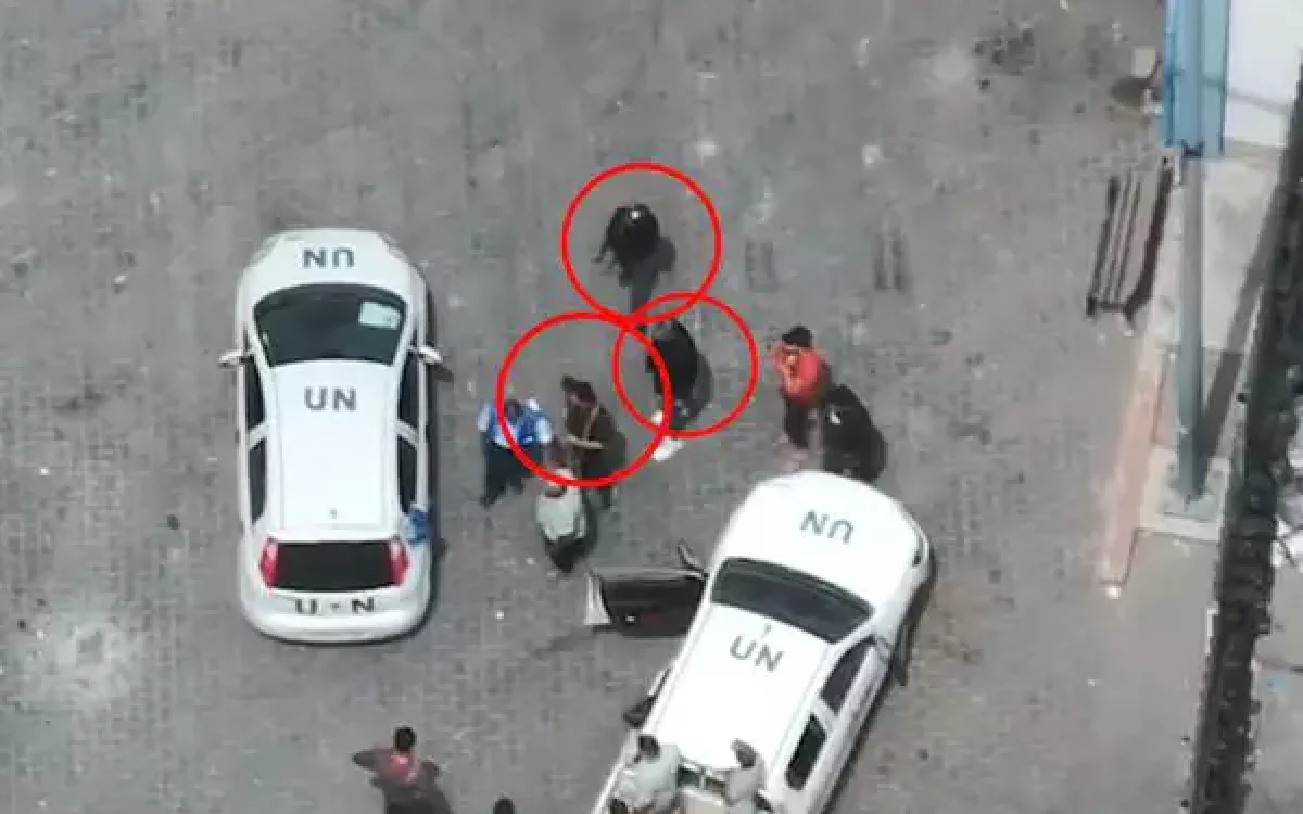 Mais uma vez a UNRWA servindo de escudo para terroristas do Hamas