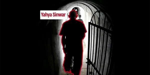 Líder do Hamas em Gaza foi filmado fugindo com os filhos por um túnel