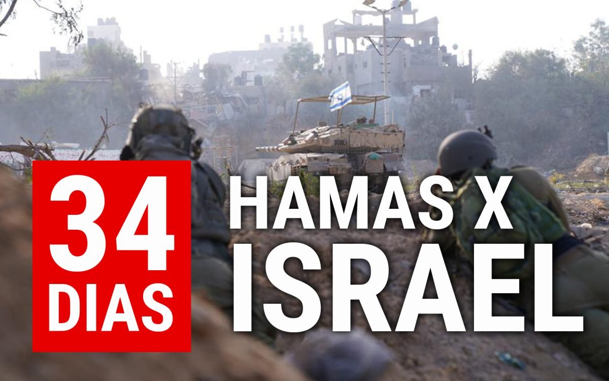 34 dia de guerra Hamas X Israel