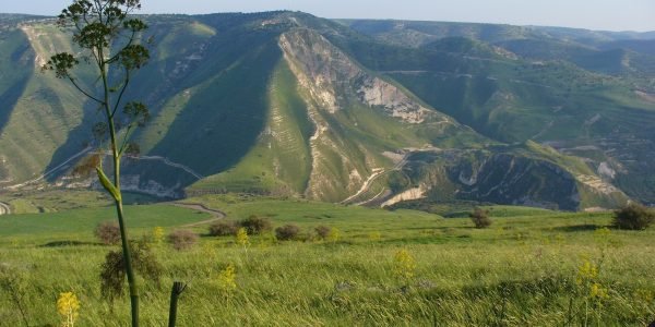 Israel began building defense barriers on the Golan Heights