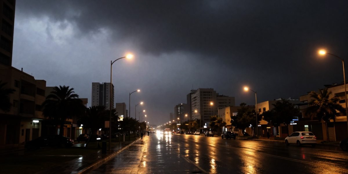 Tempestade sobre tel aviv simulacao ai
