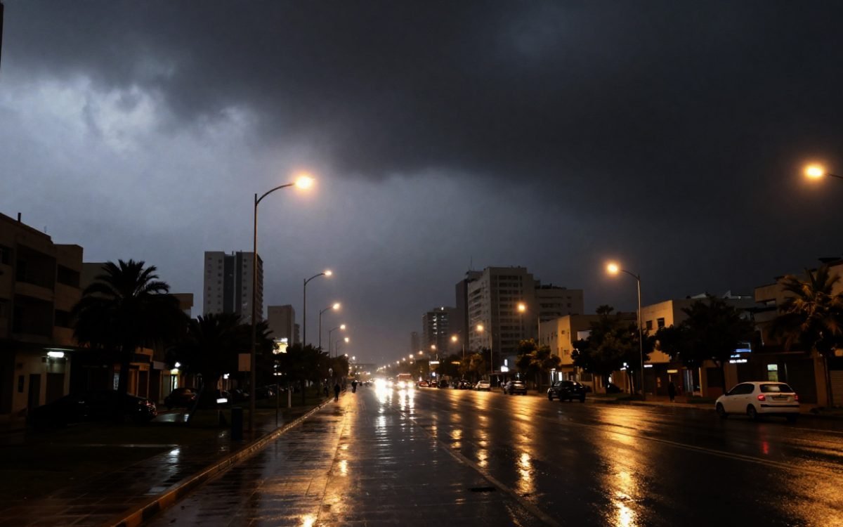 Tempestade sobre tel aviv simulacao ai
